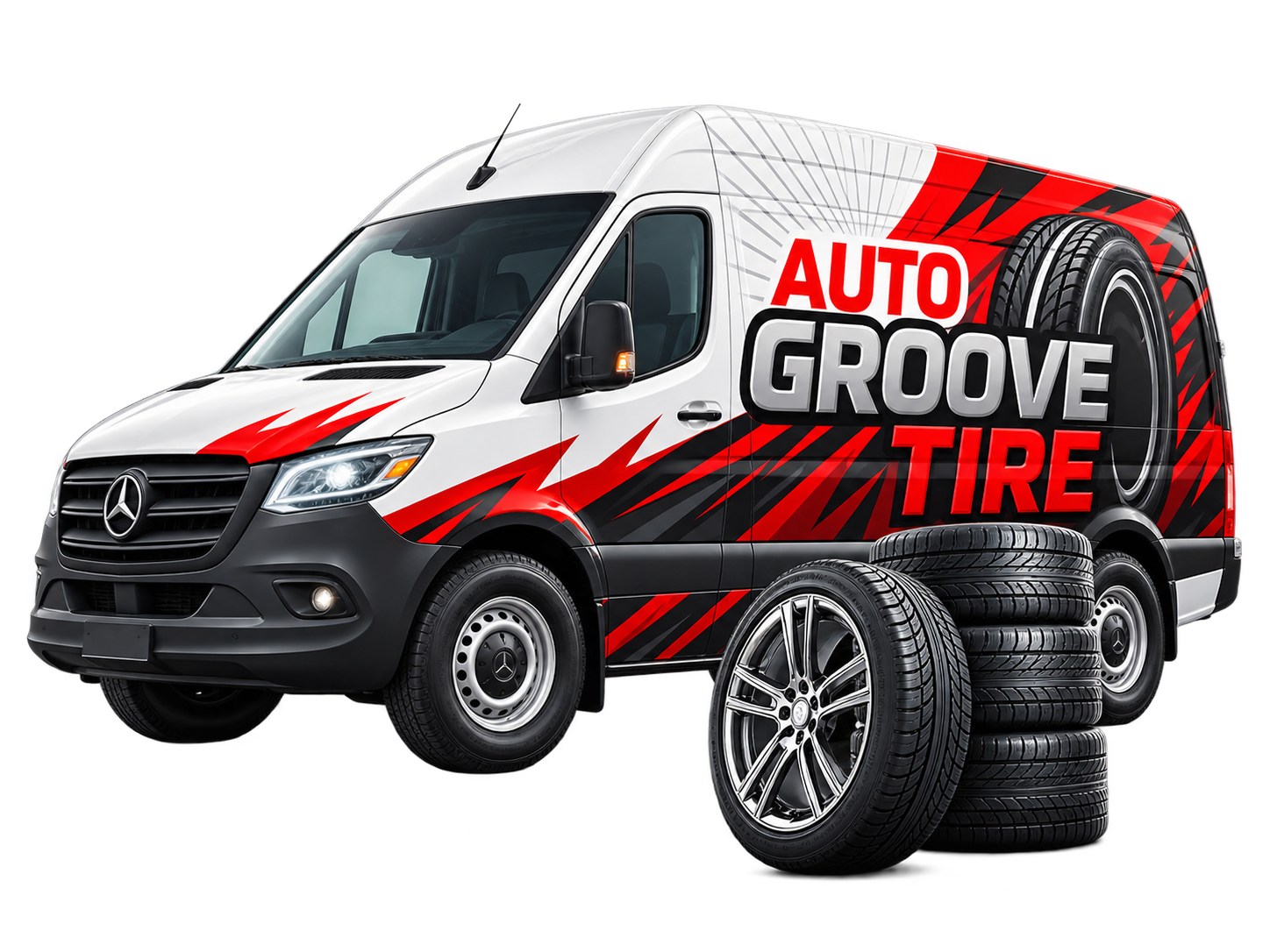 AutoGroove mobile tire service van